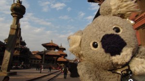 Sheila Koala OA is back in Nepal! She is the ambassador for Beyond the Smile, on her way to work with Friendily members in Lura and Kathmandu. She'll be a guest blogger on this site. Here she is, selfie on Patan Durbar Square, earlier today.